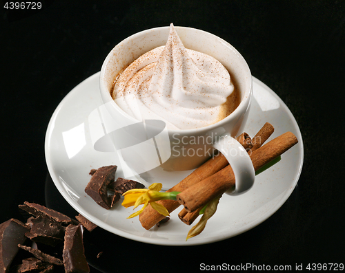 Image of cup of cappuccino