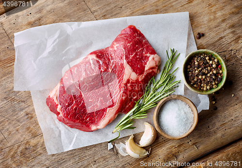 Image of fresh raw beef steak