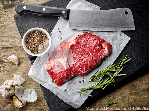 Image of fresh raw beef steak