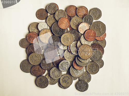 Image of Vintage Pound coins