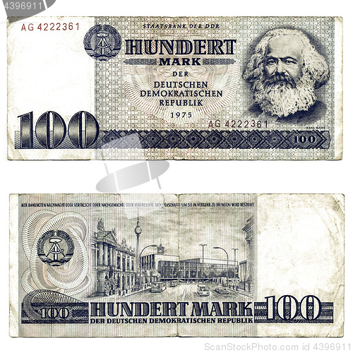 Image of Vintage DDR banknote