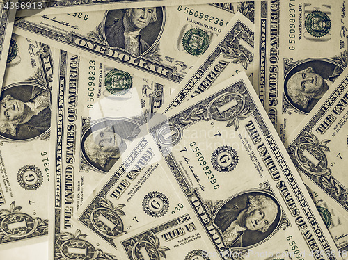 Image of Vintage Dollar notes 1 Dollar