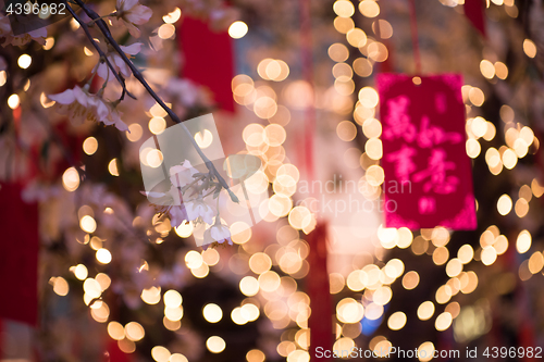 Image of traditional Japanese wishing tree