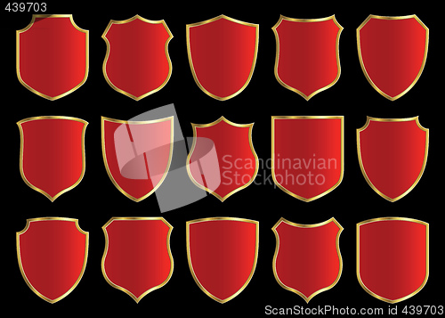 Image of shield design set