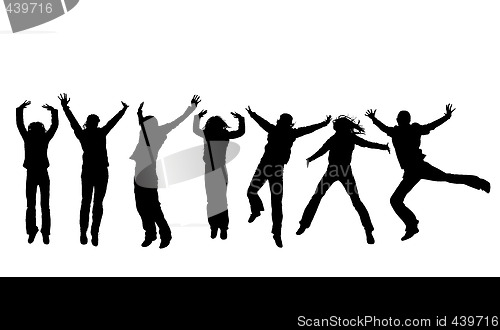 Image of jumping people