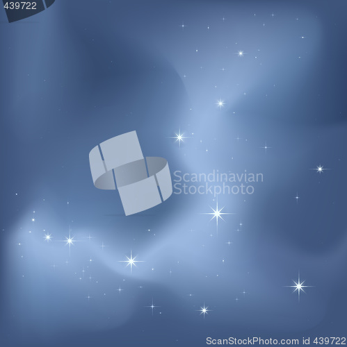 Image of starry sky background