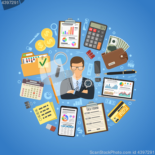 Image of Auditor and Accounting Concept