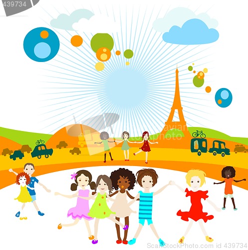 Image of group of kids playing