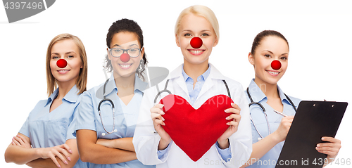 Image of smiling female doctor with stethoscope