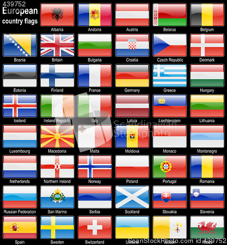 Image of flag web buttons