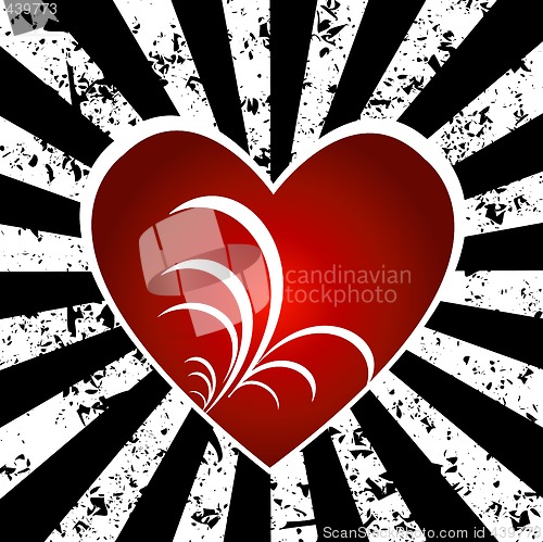 Image of hearts background