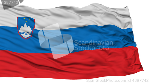 Image of Isolated Slovenia Flag