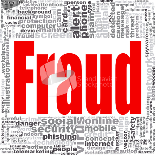 Image of Fraud word cloud