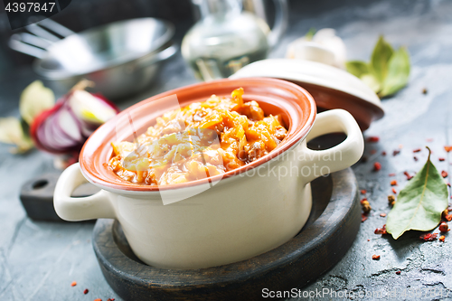 Image of minced meat with rice