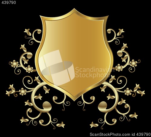Image of golden shield
