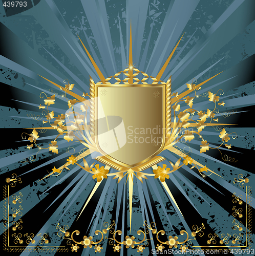 Image of golden shield