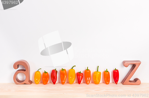 Image of Sweet peppers A to Z