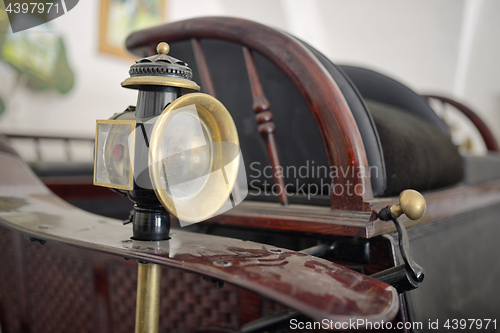 Image of Old carriage lamp