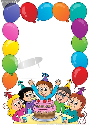 Image of Kids party topic frame 1