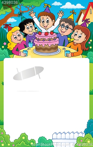 Image of Kids party topic frame 3