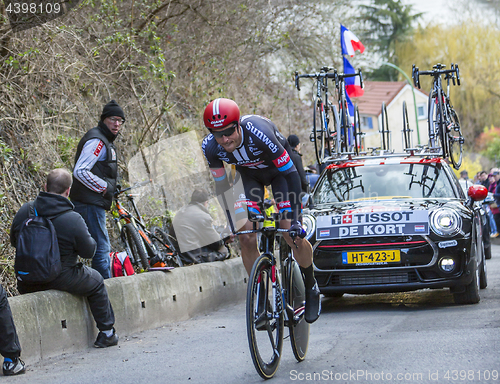 Image of The Cyclist Koen de Kort - Paris-Nice 2016