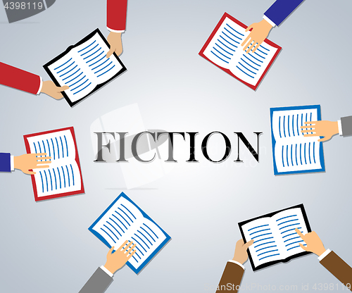 Image of Fiction Books Represents Creative Writing And Education