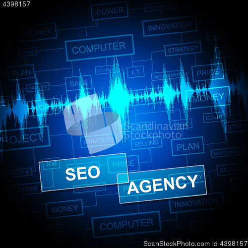 Image of Seo Agency Shows Search Engine And Agent