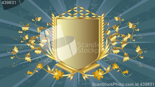Image of golden shield
