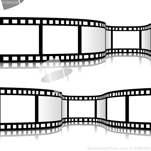 Image of Film strip vector illustration