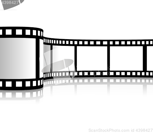 Image of Film strip vector illustration