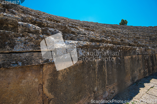 Image of Roman amphitheatre in the ruins of Hierapolis