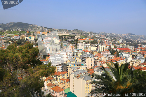 Image of View of Sanremo (San Remo) on Italian Riviera