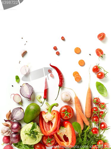 Image of various fresh vegetables