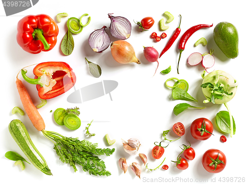 Image of various fresh vegetables