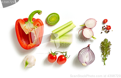 Image of various fresh vegetables