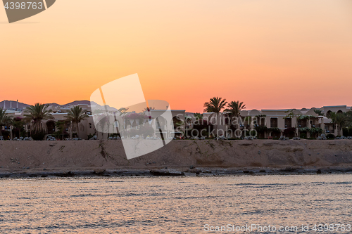 Image of pathway in Hurgarda resort, Egypt