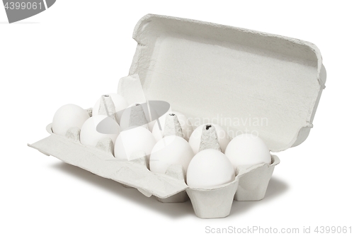 Image of Eggs on White