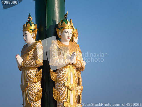 Image of The Ouparta Thandi Zedi pagoda in Myanmar