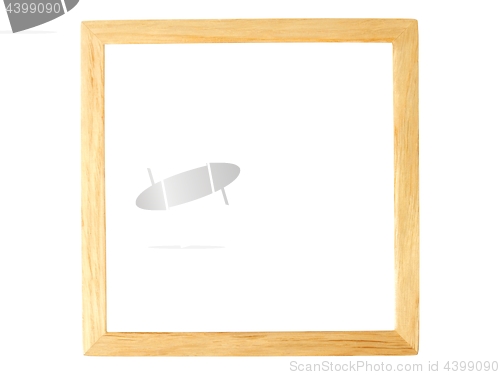 Image of Empty wooden frame