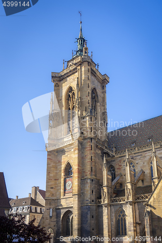 Image of the beautiful church of Colmar France