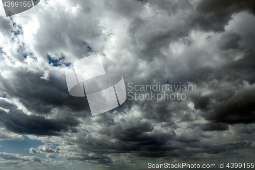 Image of Beautiful storm sky with clouds