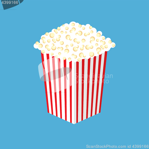 Image of Cinema concept vector popcorn illustration