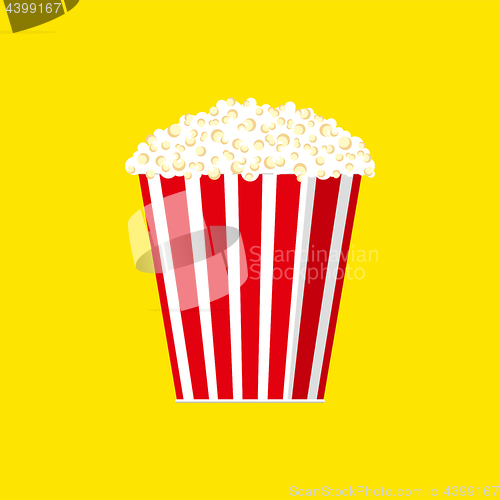 Image of Cinema concept vector popcorn illustration
