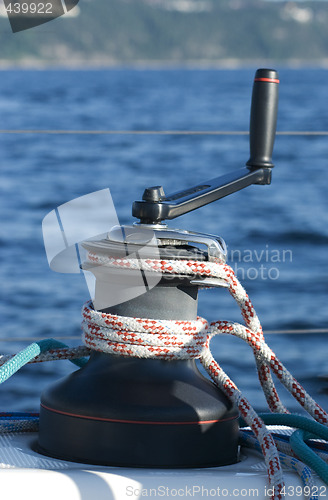 Image of Sailboat winch