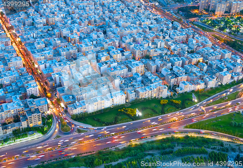 Image of  Tehranview from above, Iran