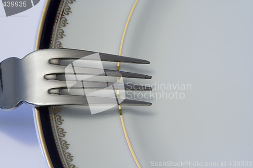 Image of fork and plate