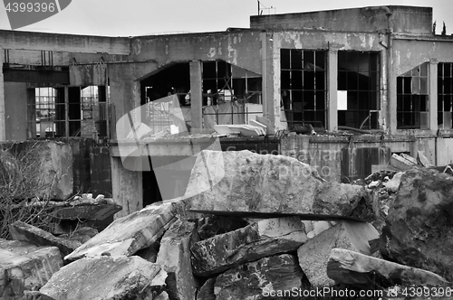 Image of marble factory industrial ruins