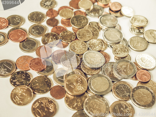 Image of Vintage Euros money