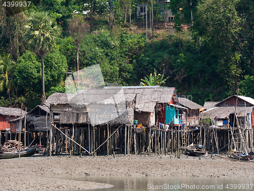 Image of Village on Kala Island, Myanmar