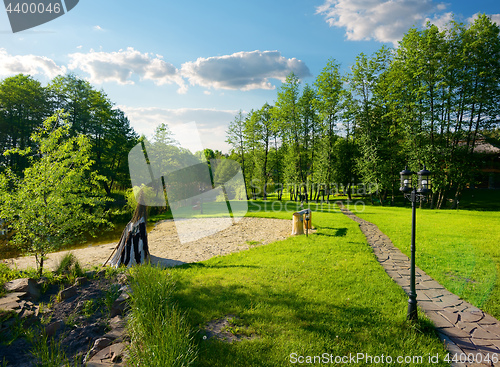 Image of Footpath on meadow